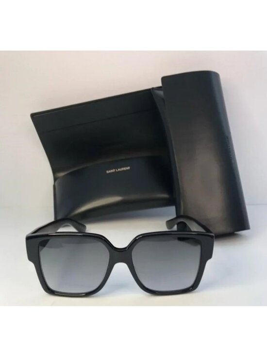 Ship Sameday - ? - New Authentic Saint Laurent Black Grey Sunglasses SLM9 main image 3